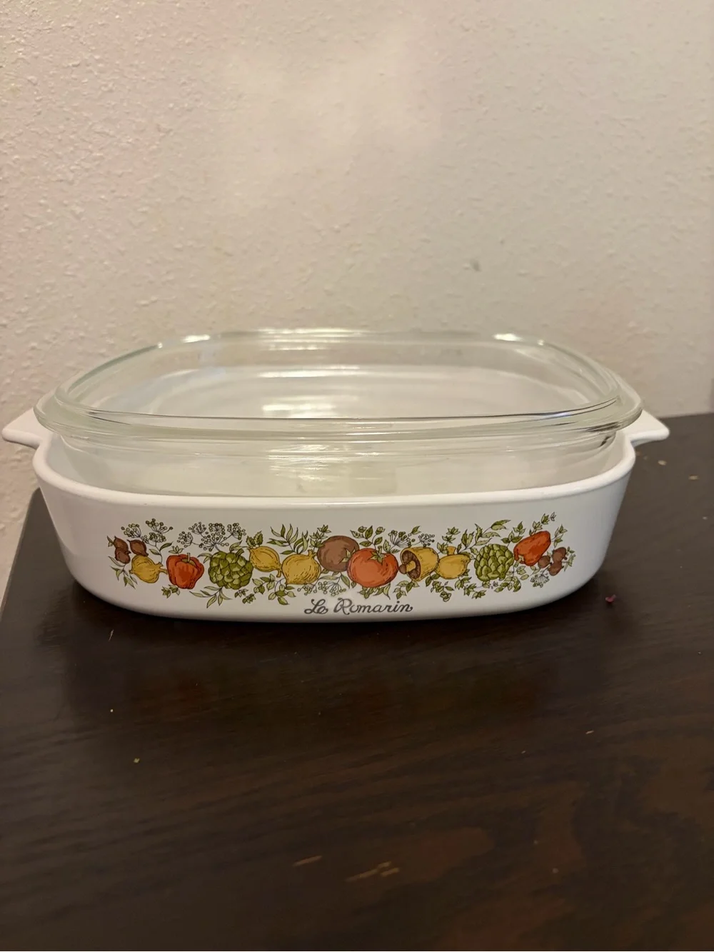 corningware spice of life casserole dish
